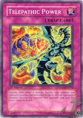 Telepathic Power - TDGS-EN072 - Common - 1st Edition - Damaged