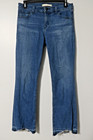 J Brand Women's Selena Mid Rise Crop Boot Raw Distressed Hem Jeans Earthy 26 — photo 1