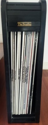 THE BEATLES: 14-LP Box Set mit Booklet - Holzrollenverschluss - EXTREM SELTEN