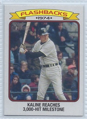 AL KALINE 2023 TOPPS HERITAGE #BF-10 FLASHBACKS INSERT DETROIT TIGERS