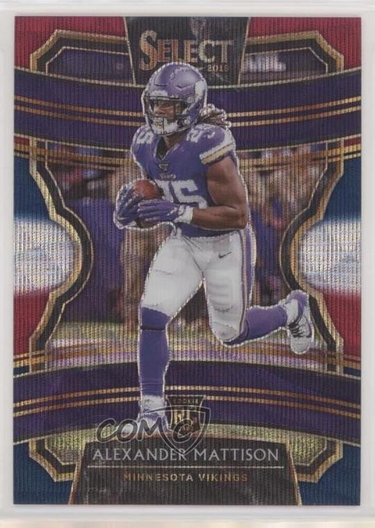 2019 Panini Select Concourse Tri-Color Prizm 73/199 Alexander Mattison #64 0qc2