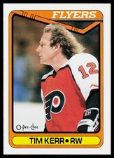 1990-91 O-Pee-Chee Tim Kerr #210 Philadelphia Flyers