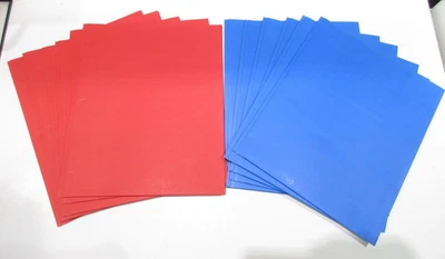Pen+Gear 3-Prong Letter Size 2 Pocket Paper Folder 6 Blue, 6 Red - Image 1 of 4