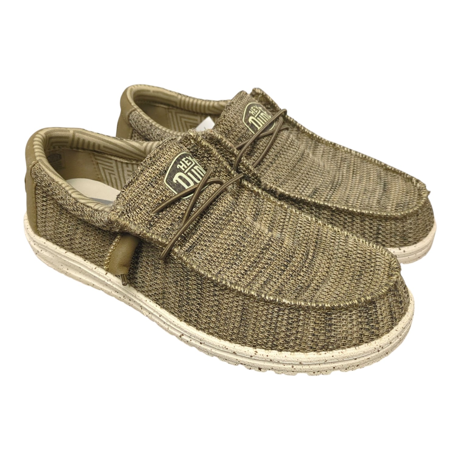 Hey Dude Mens Ultralight Wally Sox Italian Style Slip On Shoes Brown M8L10 6390₽