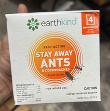 4 Pouches - EarthKind Stay Away Ants Cockroaches Deterrent Pouches