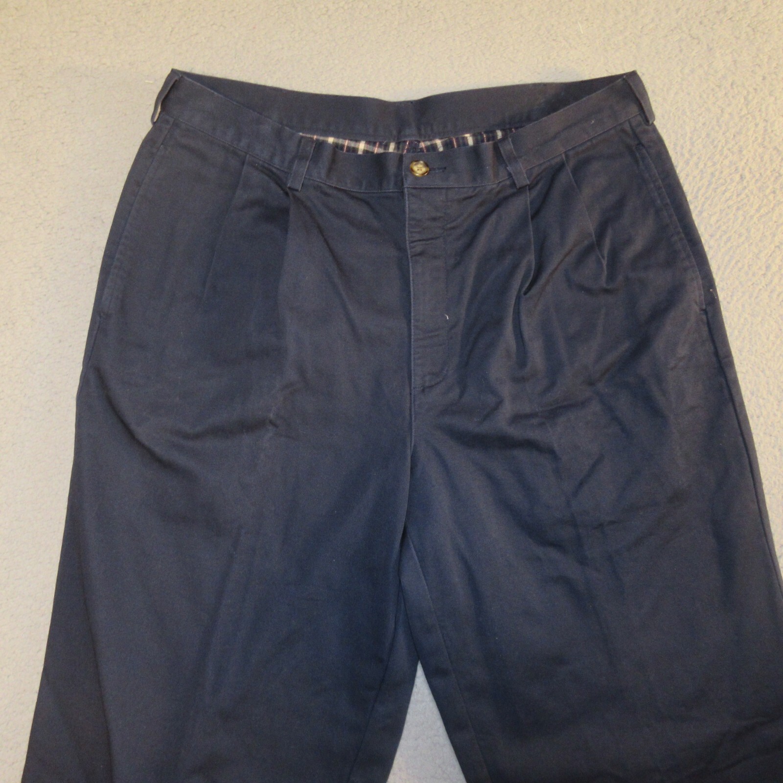 LL Bean Pants 36x34 Mens Natural Fit Flannel Lined Measures 35x34