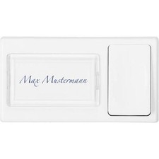 Klingel Klingeltaster Aufputz 1 fach 1 Familie Kunststoff weiss Bittorf 25 BIA