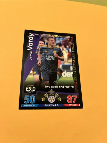 Topps MATCH ATTAX 2018-19 PREMIER LEAGUE ON DEMAND JAMIE VARDY Card #OD167