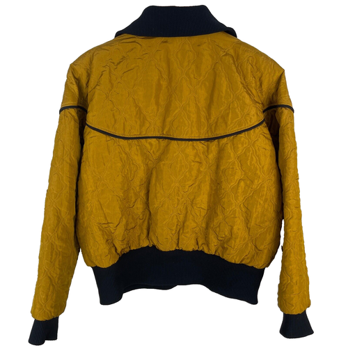 NILS Ski Jacket Women's Skiwear Snowboard Shiny Gold & Black Vintage Size 10 - Picture 2 of 13
