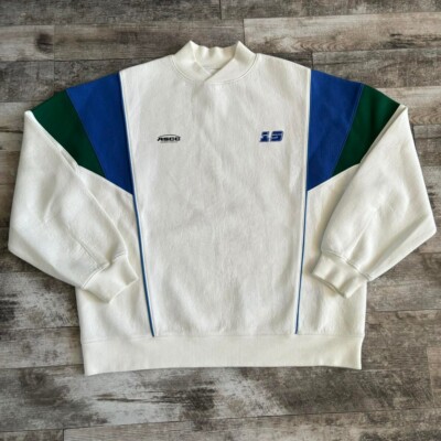 RARE NWT Ader Error x SSENSE Exclusive White Colorblock Crewneck Sweater Sample