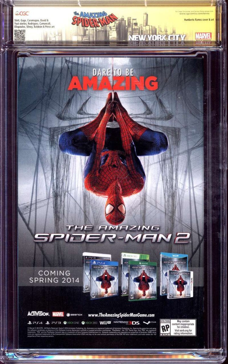 AMAZING SPIDER-MAN #1 CGC 9.8 WHITE PAGES // SIGNED ANDREW