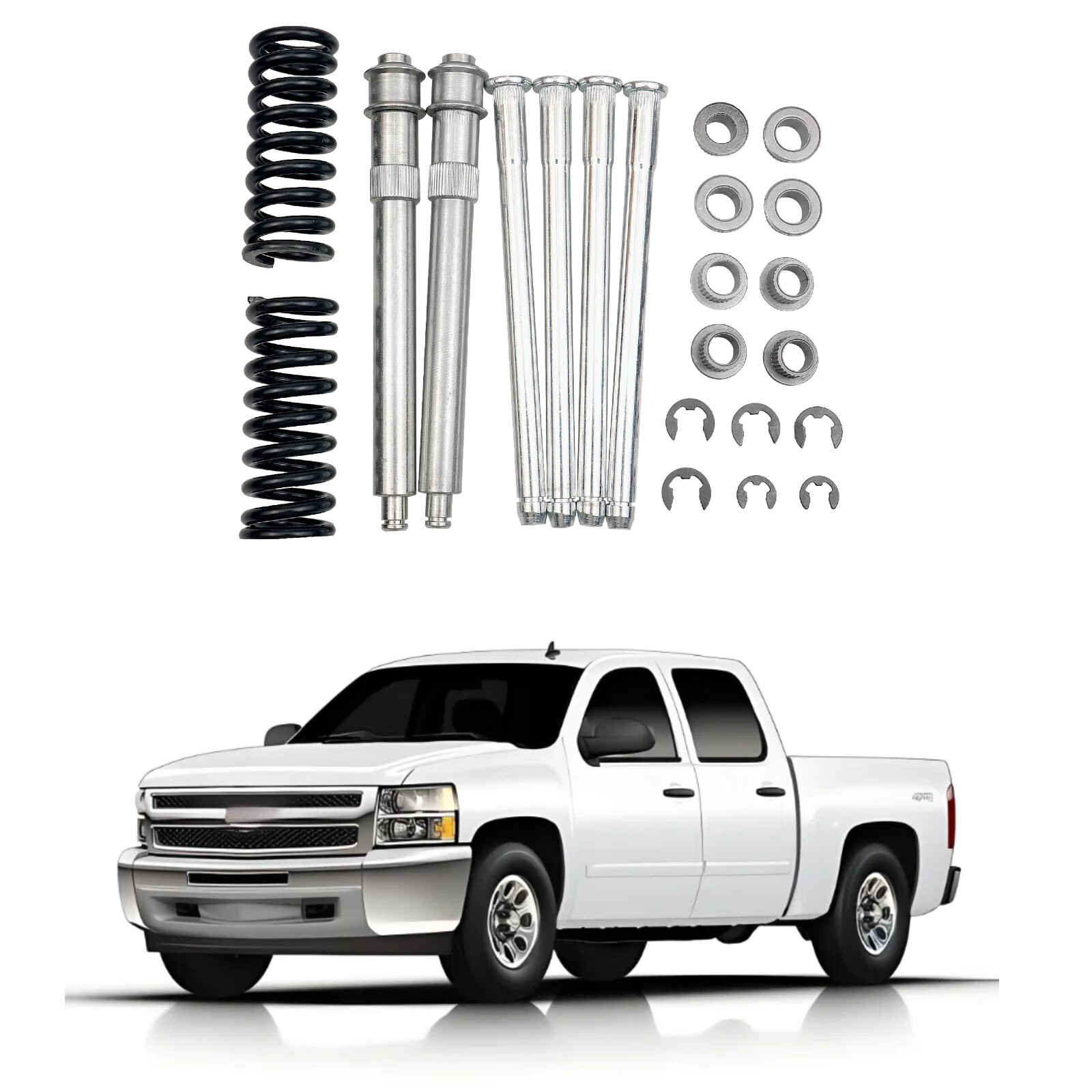 Door Hinge Pin and Bushing kit for Chevrolet GMC CK 1500 2500 3500 Suburban