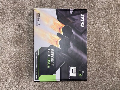 MSI NVIDIA GeForce GTX 1050 Ti 4GB GDDR5 Graphics Card
