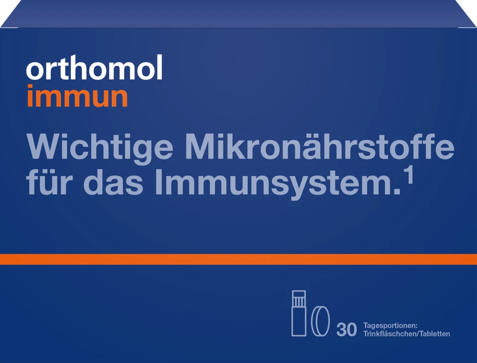 ORTHOMOL IMMUN , 30 Tagesportionen, Trinkfläschchen ,PZN 01319991