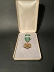 WW2 FOR MILITARY MERIT AWARD MEDAL GREEN RIBBON BADGE PIN BARS WITH CASE US