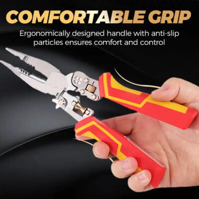 8in1 Wire Stripping Pliers Wire Strippers with Electricity Measurement Function