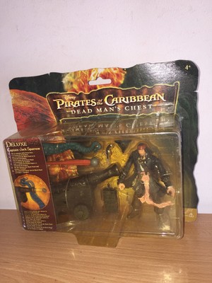 Pirates of the Caribbean Dead Man's Chest DELUXE SPARROW 4'' Action Figure MOC