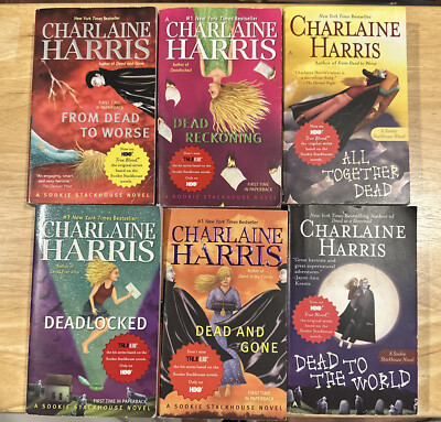 All Together Dead Sookie Stackhouse Novel Mix Lot of 6 Books Charlaine Harris