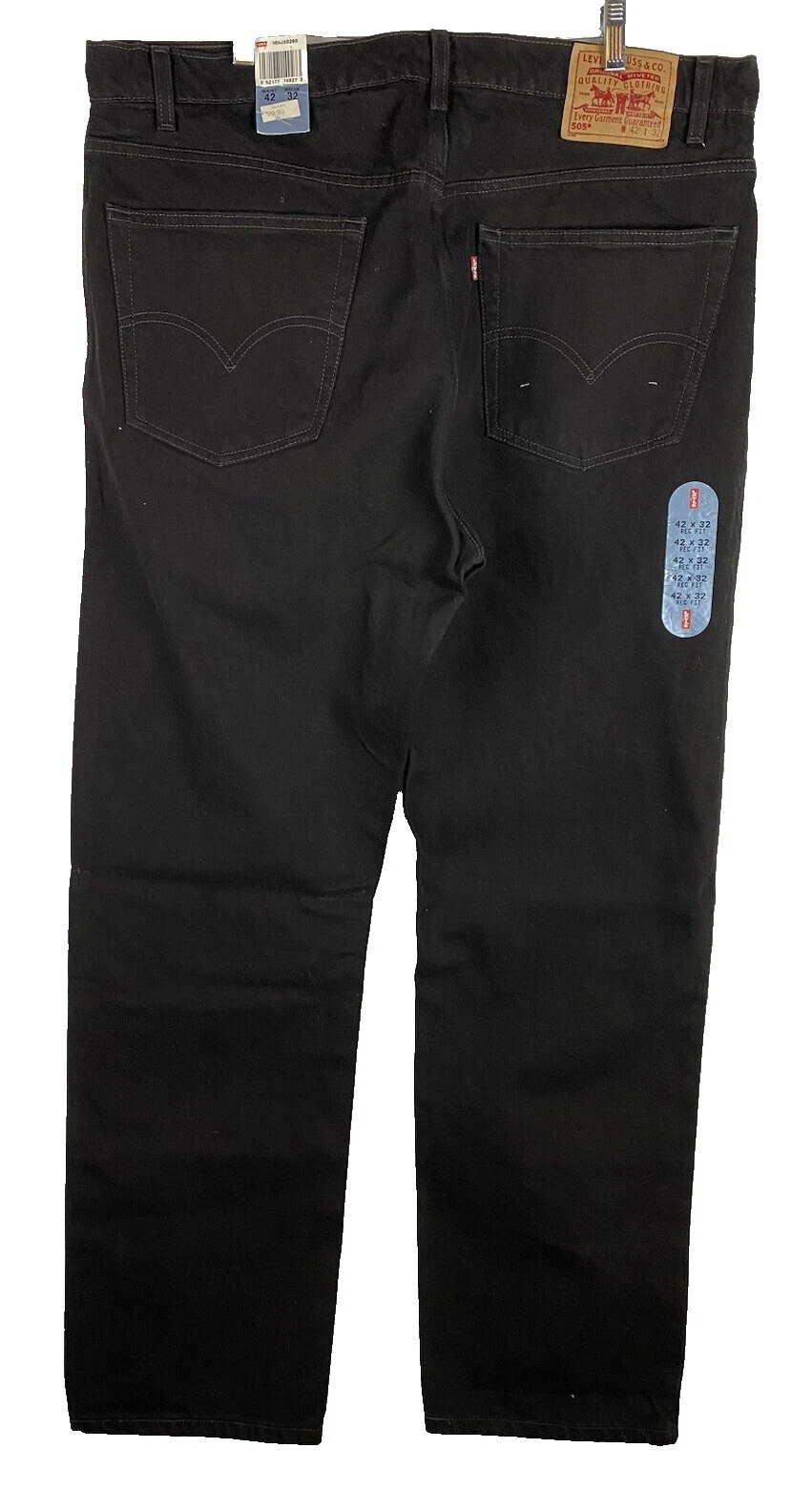 Levi's Black Original Vintage Jeans for Men