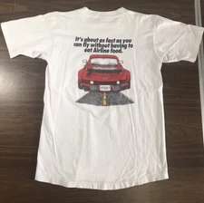 Men’s Vintage 90’s T-shirt Size M By Gildan 911 Turbo Racing USA German 935 944