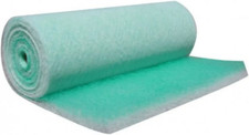 1x Spray Booth Floor Filter Roll -Extraction 1M x 20M x 50mm Green Fibreglass