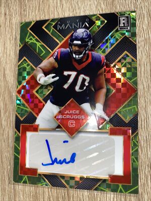 Juice Scruggs 2023 Wild Card Auto Mania AMSQ-A #2/7 SP RC Penn