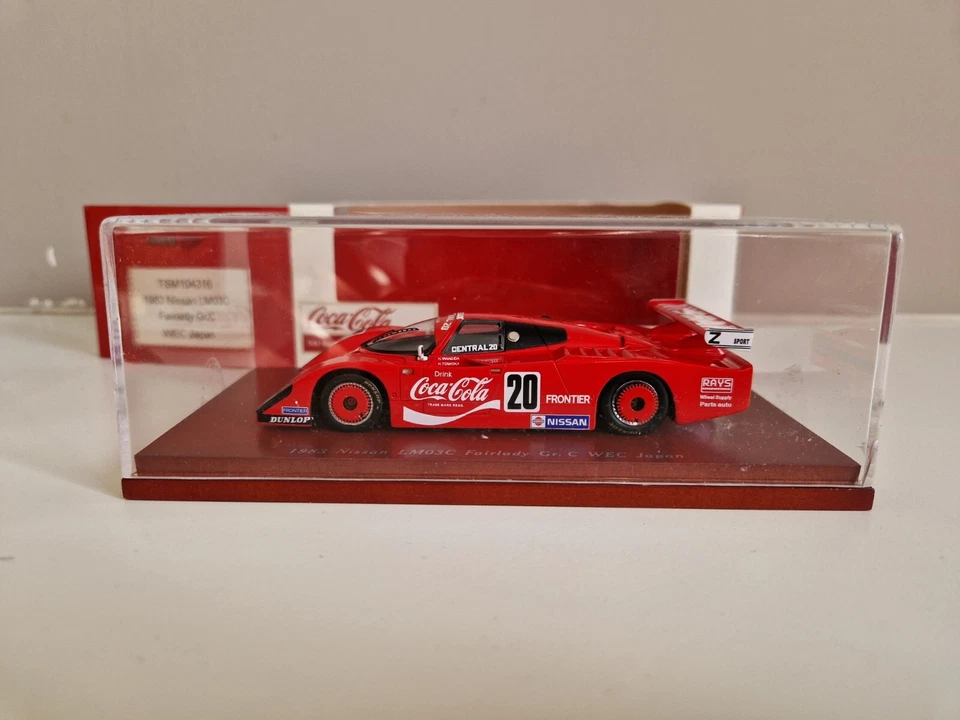 TSM 1/43 Coca-Cola Nissan LM03C Fairlady Z H. Yanagida/Tomioka - WEC Japan 1983 - Immagine 2 di 4