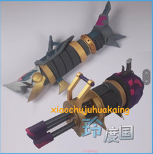 Arcane: League of Legends Jinx Halloween Minigun Weapon EVA Cosplay Props Kits