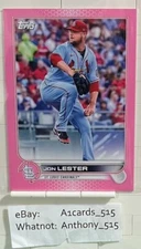 Jon Lester - 2022 Topps Mini #2013 - Pink Parallel 04/25 - St. Louis Cardinals