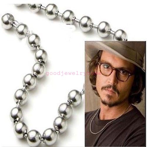 Fashion 10mm Stainless Steel Silver Mens/Womens Necklace
