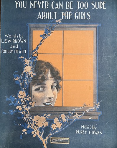 Partituras antiguas You Never Can Be Too Sure About The Girls Primera Guerra Mundial 1917 - Imagen 2 de 5