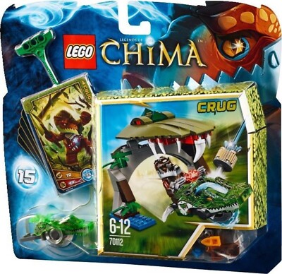 Lego New And Sealed - 70112 Chima - The Grip Of The Crocodile - Crug Speedorz