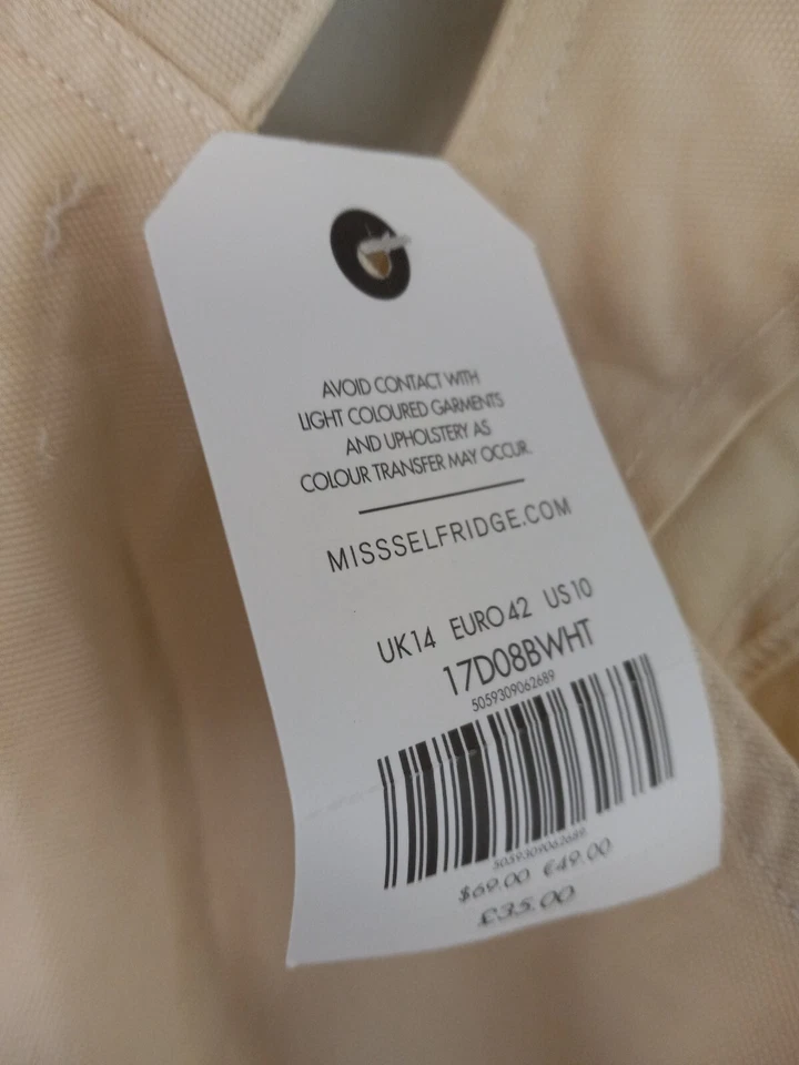 Mameluco Miss Selfridge Denim Cremallera Frontal Para Mujer EE. UU. TALLA 10 NUEVO CON ETIQUETAS Foto 2 de 3