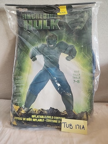 DISGUISE Niesamowity nadmuchiwany kostium Hulk Dziecko Rozmiar 7-8
