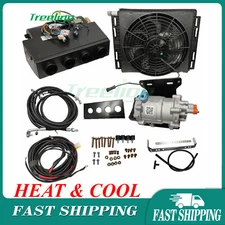 12V Electric Cool&Heat Universal Underdash Air Conditioner DC Auto Car A/C Kit