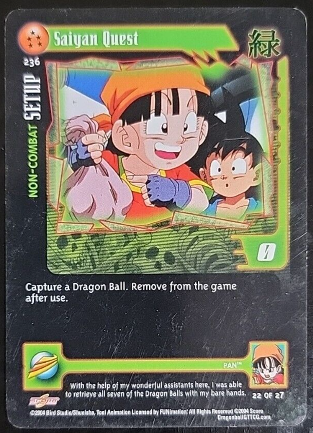 Dragon Ball GT TCG #236 Saiyan Quest | eBay