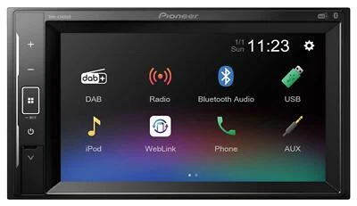 Pioneer DMH-A240DAB Autoradio 2DIN mit LCD 6.2 Touchscreen Bluetooth MP3 DAB+ - Bild 1 von 3