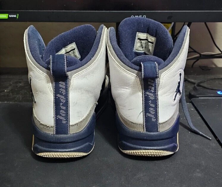 Nike Hombres 454050-402 Air Jordan SC 2 Flight Azul Marino Tenis Foto 2 de 4