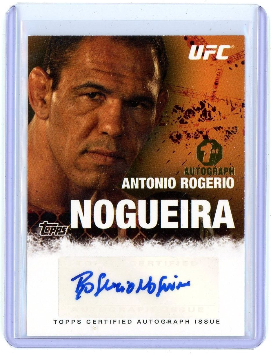 2010 Topps UFC #FA-ARN ANTONIO ROGERIO NOGUEIRA 1st Auto