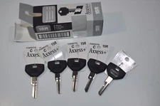 Lot of 5 Hillman Axxess + Rubberhead Chrysler Dodge Key Blanks Model# 15R 89211