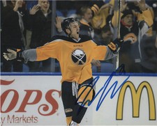 Buffalo Sabres Zemgus Girgensons Signed Autographed Photo 8x10 COA A