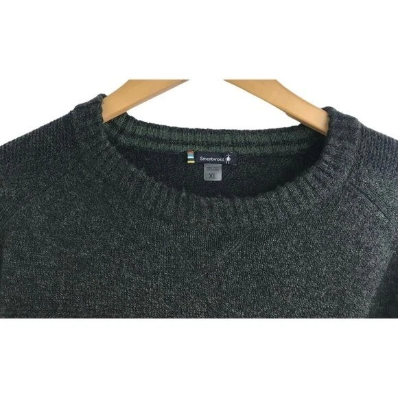 smartwool merino wool blend crew neck sweater