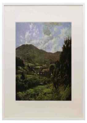 Steele Okemo Mountain Ludlow Vermont A3 A4 gerahmter Druck Bild
