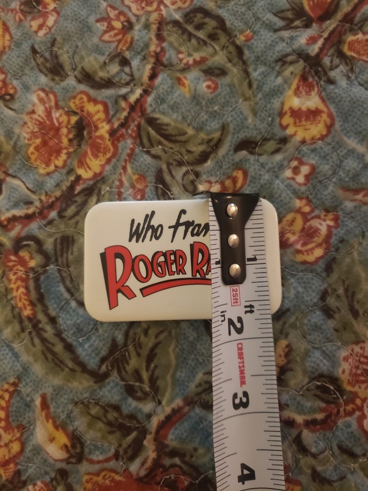 1988 Who Framed Roger Rabbit Button Very Rare! Official Disney Merch 37 ...