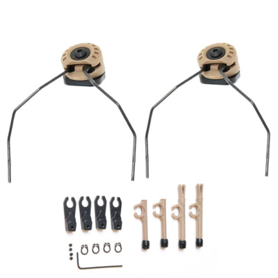 2PCS ARC Helmet Rail Adapter For Peltor Comtac Ops Core FAST