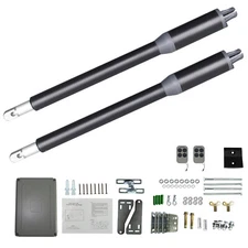 Electric Gate Door Opener Kit Automatic Dual Arm Swing Gate Opener Remote 650lbs