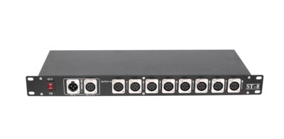 DMX512 8way signal Splitter distribution amplifier for dj KTV Party show light