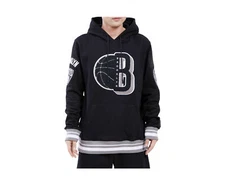 Pro Standard NBA Brooklyn Nets Mash Up Logo Black P/O Hoodie BBN554164-BLK