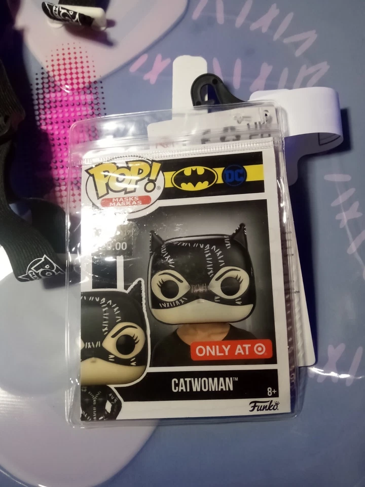 DC Catwoman Funko Pop! Halloween Costume -  Half Mask Elastic Cosplay NEW! - Image 3 of 4