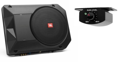 JBL BASSPRO SL2  Auto Aktiv Subwoofer Flach 250W + Fernbedienung